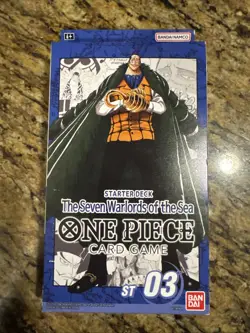 One Piece Card Game Starter Deck ST-03 WARLORDS OF THE SEA English SEALED USA 811039038427 - Image 1