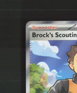 Brock's Scouting 179/159 Journey Together Full Art Ultra Rare Pokemon Card NM - Image 3