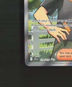 Brock's Scouting 179/159 Journey Together Full Art Ultra Rare Pokemon Card NM - Image 5