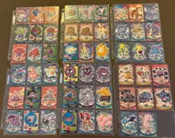 LOT 53 POKEMON CARDS TOPPS TV EDITION + PLASTIC EXACT PHOTOS COLLECTION SET ANIM - Image 1
