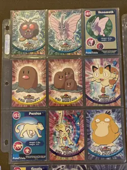 LOT 53 POKEMON CARDS TOPPS TV EDITION + PLASTIC EXACT PHOTOS COLLECTION SET ANIM - Image 3