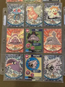 LOT 53 POKEMON CARDS TOPPS TV EDITION + PLASTIC EXACT PHOTOS COLLECTION SET ANIM - Image 5