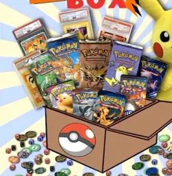 $80 Pokemon Cards Mystery Box (5) Packs (10) Ultra Rare Cards + (1) Graded Card - Image 2