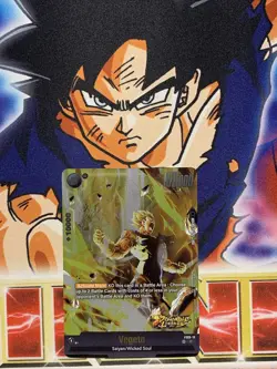 Vegeta FS09-15 Dragon Ball Legends Collectible Card - Image 1