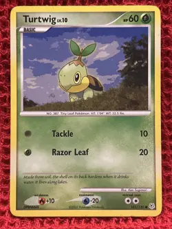 Turtwig - 103/130 - Pokemon Diamond & Pearl Non-Holo Card MP/LP - Image 1