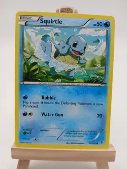 Squirtle 14/101 - Plasma Blast - Regular Common LP Pokemon Card, 2013 - Image 1