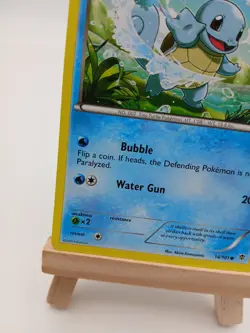 Squirtle 14/101 - Plasma Blast - Regular Common LP Pokemon Card, 2013 - Image 3