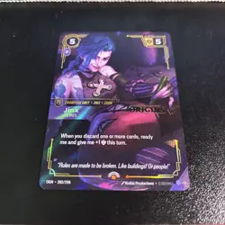 Jinx Rebel 202/298 Launch Promo Origins Stamped Epic Card Riftbound TCG Mint - Image 1