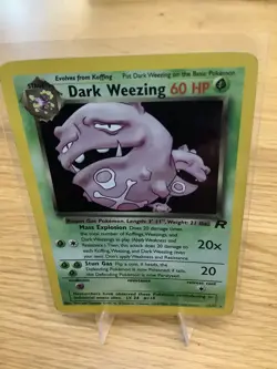 Pokemon TCG Dark Weezing Holo Pokemon Card Team Rocket - Image 3