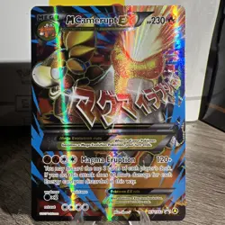 Pokemon Mega M Camerupt EX Holo Card XY198a Alternate Art - Image 1