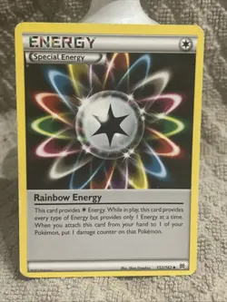 2015 Pokemon card: Rainbow Energy 152/162 Regular Uncommon LP - Image 1