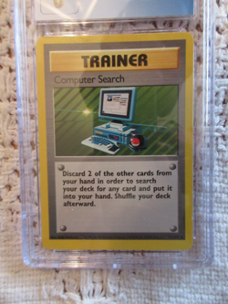 1999 POKEMON BASE SET-UNLIMITED #71/102 COMPUTER SEARCH CGC 6 GRADED CARD - Image 2