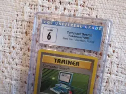 1999 POKEMON BASE SET-UNLIMITED #71/102 COMPUTER SEARCH CGC 6 GRADED CARD - Image 3