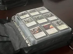 Huge Magic The Gathering Binder Filled With 1000+ White Vintage To Modern Cards. - Image 1