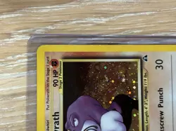 Poliwrath Neo Discovery Holo Rare Unlimited Pokemon TCG Card 9/75 - Image 3