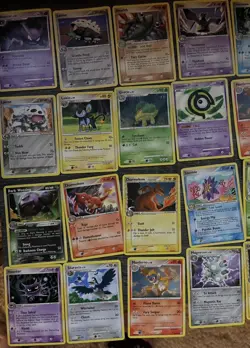 Lot Of 241 Pokemon Uncommon Cards - Image 1