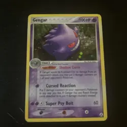 Pokemon TCG Gengar 5/92 Legend Maker Holo Card MP-HP - Image 1