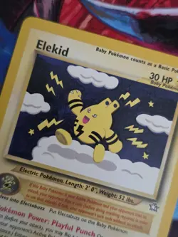 Elekid 22/111 Neo Genesis Unlimited Rare WOTC Vintage Pokemon Card - Image 2