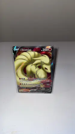 Ninetales V 177/192 Full Art Holo Rare Swsh02: Rebel Clash Pokemon Card TCG NM - Image 2