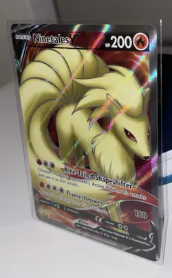 Ninetales V 177/192 Full Art Holo Rare Swsh02: Rebel Clash Pokemon Card TCG NM - Image 5