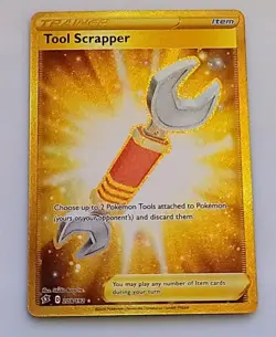 Pokemon TCG Tool Scrapper Rebel Clash Holo Card 208/192 Secret Rare NM Condition - Image 1