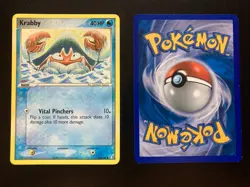 2x Krabby #54/100 Crystal Guardians 2006 Regular Non-Holo Pokemon Cards LP - Image 3