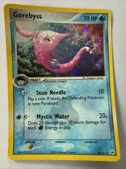 Gorebyss 18/101 EX Hidden Legends Reverse Holo Rare Stamped Pokemon Card - Image 2