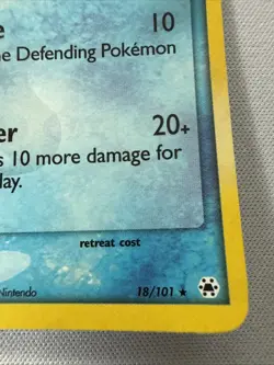 Gorebyss 18/101 EX Hidden Legends Reverse Holo Rare Stamped Pokemon Card - Image 4