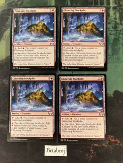 4x MTG Glittering Stockpile - Streets of New Capenna (SNC) (Playset) - Image 1