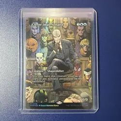 Magic the Gathering Marvel's Spider-Man Clever Impersonator Borderless Foil - Image 1