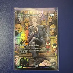 Magic the Gathering Marvel's Spider-Man Clever Impersonator Borderless Foil - Image 3