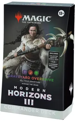 MTG Modern Horizons 3 Commander Deck Graveyard Overdrive Sealed - Image 1