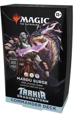 MTG Tarkir Dragonstorm Commander Deck - Mardu Surge (RWB) Sealed - Image 1