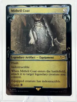 Near Mint Foil Mithril Coat (Showcase Scrolls) LTR 696 MTG Lord of the Rings - Image 1