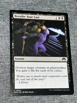 Breathe Your Last 0082 Modern Horizons 3 MH3 MTG Magic The Gathering NM - Image 1