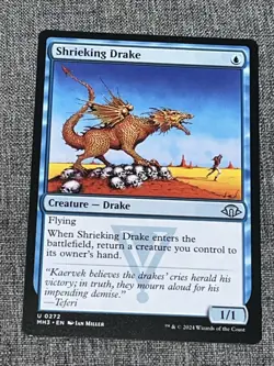 Shrieking Drake 0272 Modern Horizons 3 MH3 MTG Magic The Gathering NM - Image 1