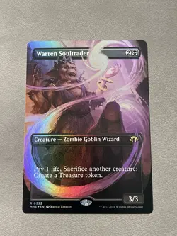 Warren Soultrader Borderless FOIL MTG Modern Horizons 3 NM - Image 1