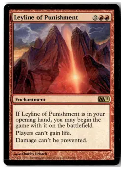 MTG Leyline of Punishment - Magic 2011 (M11) Moderately Played English - Image 1