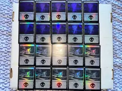 20x FOIL LANDS: SWAMP - Various Sets - MTG - Magic the Gathering - Image 1