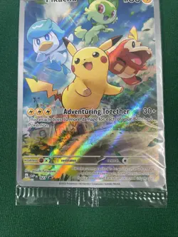 Pokemon Pikachu SVP 027 Scarlet & Violet Full Art Holo Black Star Promo Sealed - Image 3