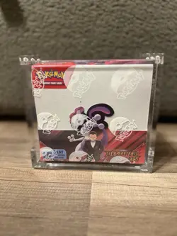 Pokemon Destined Rivals Booster Box Sealed With Acrylic Case! - Image 1
