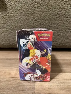 Pokemon Destined Rivals Booster Box Sealed With Acrylic Case! - Image 3