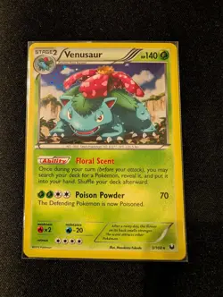 Pokemon Venusaur 3/108 - Holo - BW Dark Explorers - GLC - Excellent - Image 1