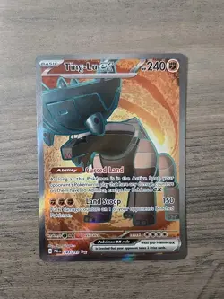 Pokemon TCG Ting-Lu ex Ultra Rare SV02: Paldea Evolved 243/193 NM - Image 1