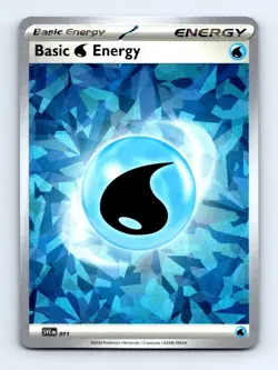 #11 2023 Scarlet and Violet Energy CRACKED ICE Basic Water Energy - Image 1