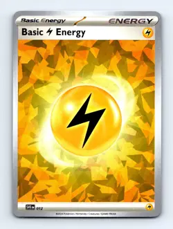 #12 2023 Scarlet and Violet Energy CRACKED ICE * Basic Lightning Energy - Image 1