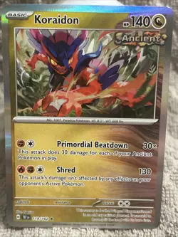 Pokemon TCG Koraidon Scarlet & Violet-Temporal Forces 119/162 Holo Promo Promo - Image 1