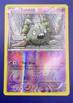 ⚡Trubbish 65/135 Common Reverse Holo Black & White 8: Plasma Pokemon LP 2012 - Image 1