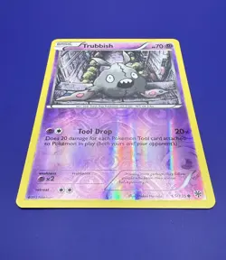 ⚡Trubbish 65/135 Common Reverse Holo Black & White 8: Plasma Pokemon LP 2012 - Image 2