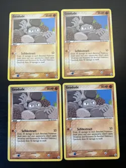 Geodude - 53/92 - Lot - MP-DMG, Mika Tanaka Pokemon EX Legend Maker 2006 - Image 1